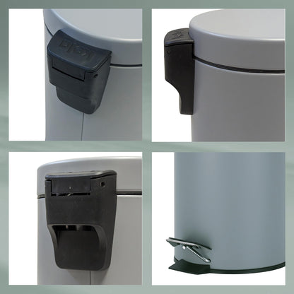 Kela Torre 18172 Cosmetics Bin 3 Litres Matte Stainless Steel