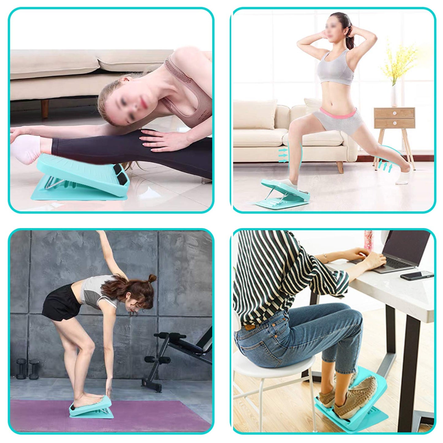 Slant Board Calf Stretcher Ankle and Foot Incline Board