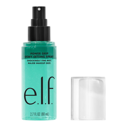 e.l.f. Power Grip Dewy Setting Spray, Long-Lasting Formula, Grips Makeup For A Hydrated, Dewy Finish, Vegan & Cruelty-Free