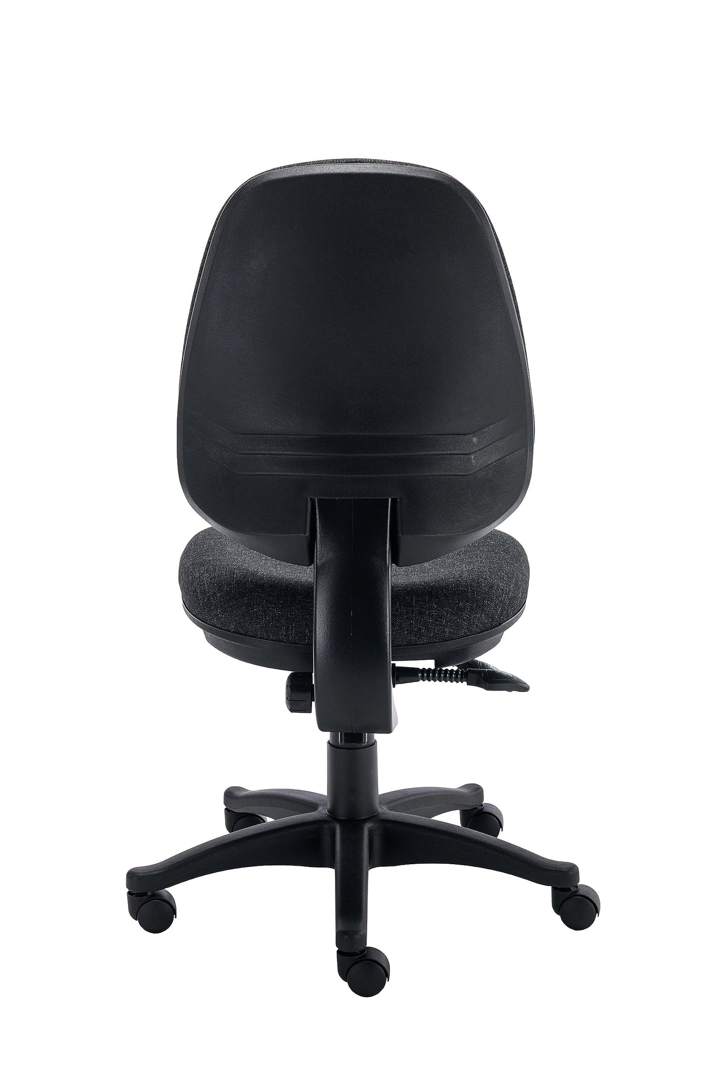 Office Hippo Desk Chair Without Arms, With Adjustable Curved Back, Executive Swivel, Desk Chair, Suitable For Home Office, Charcoal