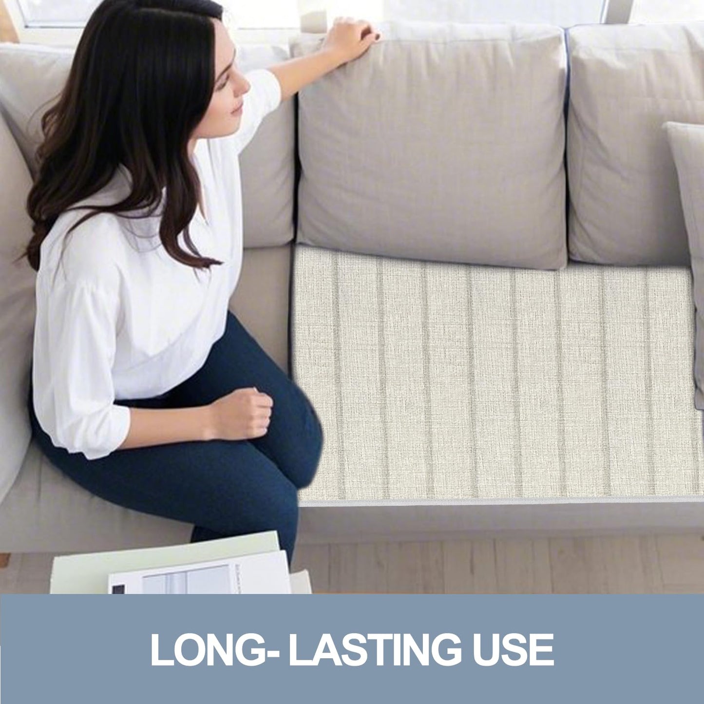 VERONLY Couch Cushion Support for Sagging Seat - (50x170CM) Wooden Sofa Support Strengthener Boards for 3 Seater
