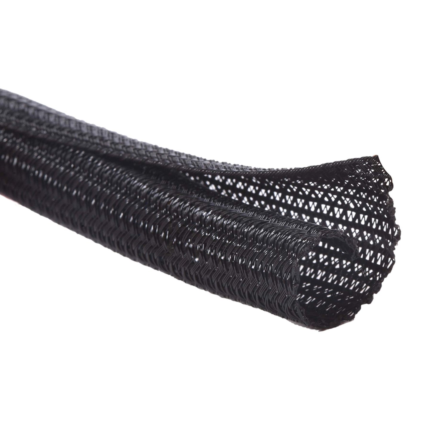 Alex Tech 10ft - 1.25 inch Cord Protector Wire Loom Tubing Cable Sleeve Split Sleeving for USB Cable Power Cord Audio Video Cable ? Protect Cat from