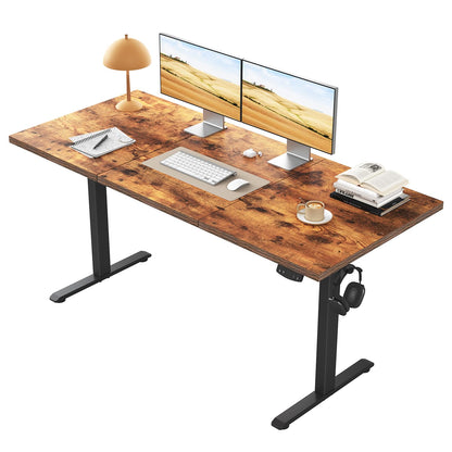 Klicelor Electric Standing Desk, 2 Memory Buttons for stand & sit, 120x60