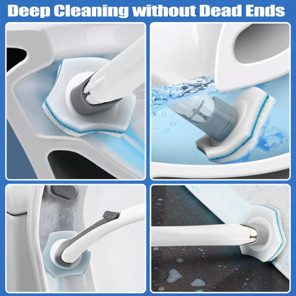 48 Pcs Disposable Toilet Brush Refills, Toilet Bowl Brush Replacement head