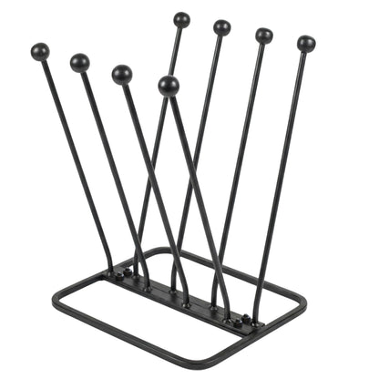 ARSUK Welly Boot Rack - Metal Wellington Boots Stand Outdoor, Cast Iron and Rustproof Wellies Storage Racks & Holder - 2 Pair & 4 Pair Boot Rack