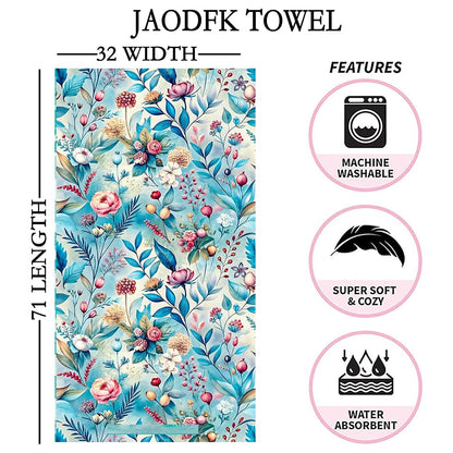 JAODFK Microfibre Beach Towel 71"X32" Quick Dry Lightweight Sand Free Extra Large Thin Towels Travel Essentials For Adults Womens Swim Bath
