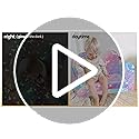 MeMoreCool Folding Kids Sofa Bed, Toddler Sofa Chair, Soft Plush Fold Out Kids Couch Glow in The Dark, Comfy Baby Recliner for Girls & Boys, Glowing Unicorn
