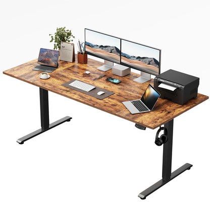 Klicelor Height Adjustable Electric Desk, 2 Memory Buttons, 140x80cm