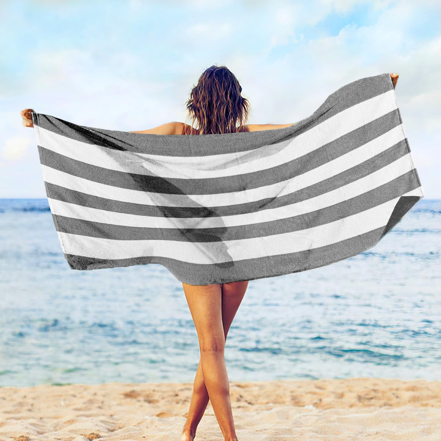 Whale Flotilla 4 Pack Microfibre Large Quick Dry Beach Towels
