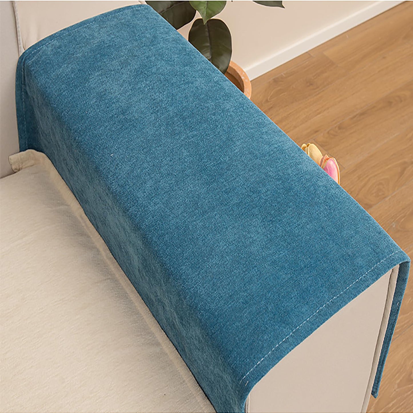 TINAYAUE Sofa Armrest Organiser with 3 Large Pockets for Remote Control, Keys, Glasses