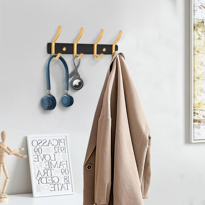 MEIJO Coat Hooks Wall Mounted, Coat Rack Wall Mounted Stainless Steel Heavy Duty Wall Hook, Coat Hooks for Door, Bedroom, Bathroom