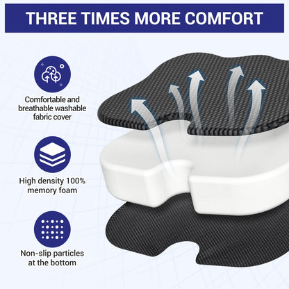 Car Cushion for Driving Seat, Booster Car Seat Improve Driving Visibility