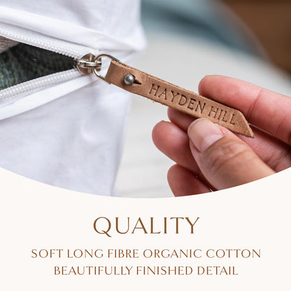 Hayden Hill Luxury Organic Cotton Sweater and Blanket Storage Bag 20 Inch