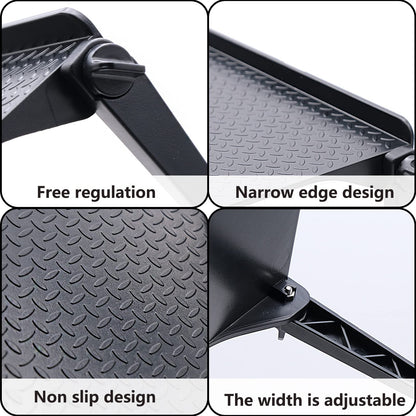 FORYNXHWIN 2 Pcs TV Top Shelf - Adjustable Screen Top Shelf, Computer Monitor Flat Panel Mount, Perfect for Cable Boxes, Media Boxes, Remote Controls