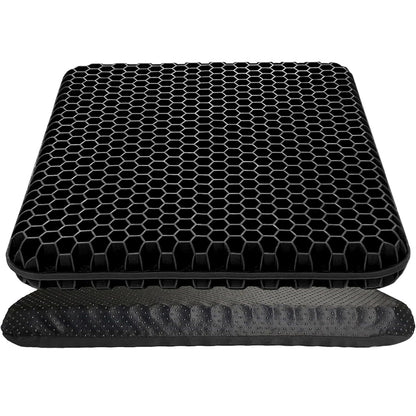 Chair Cushions,Car Seat Cushion,Honeycomb Gel wheelchair Cushion for Driving,Airplane,Travel,Orthopedic,Coccyx,Office,Desk,Pressure