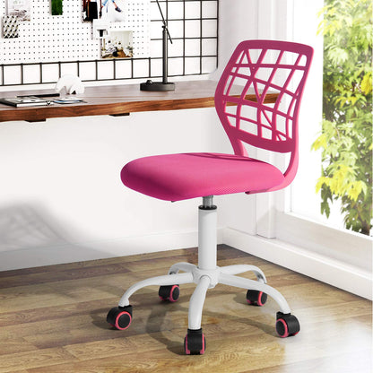 FurnitureR Writing Task Chair Ergonomic Kids Teens Boys Girls Study Chair - Adjustable Height Swivel Computer Laptop Desk Chair for Home,Office,Study
