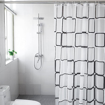 HUIBOHOU Shower Curtain, Mould Proof and Mildew Resistant Washable Bathroom Curtains, Shower Curtain for Bathroom, Bath Curtains with Hooks