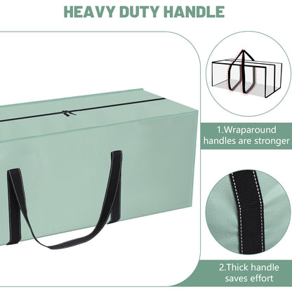 Dntorx 4 Pack 120L Moving Bags and Storage Bags, Large Moving Box with Zip