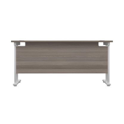 Office Hippo Heavy Duty Rectangular Cantilever Office Desk, Home Office Desk, Office Table, Integrated Cable Ports, PC Desk For Office or Home