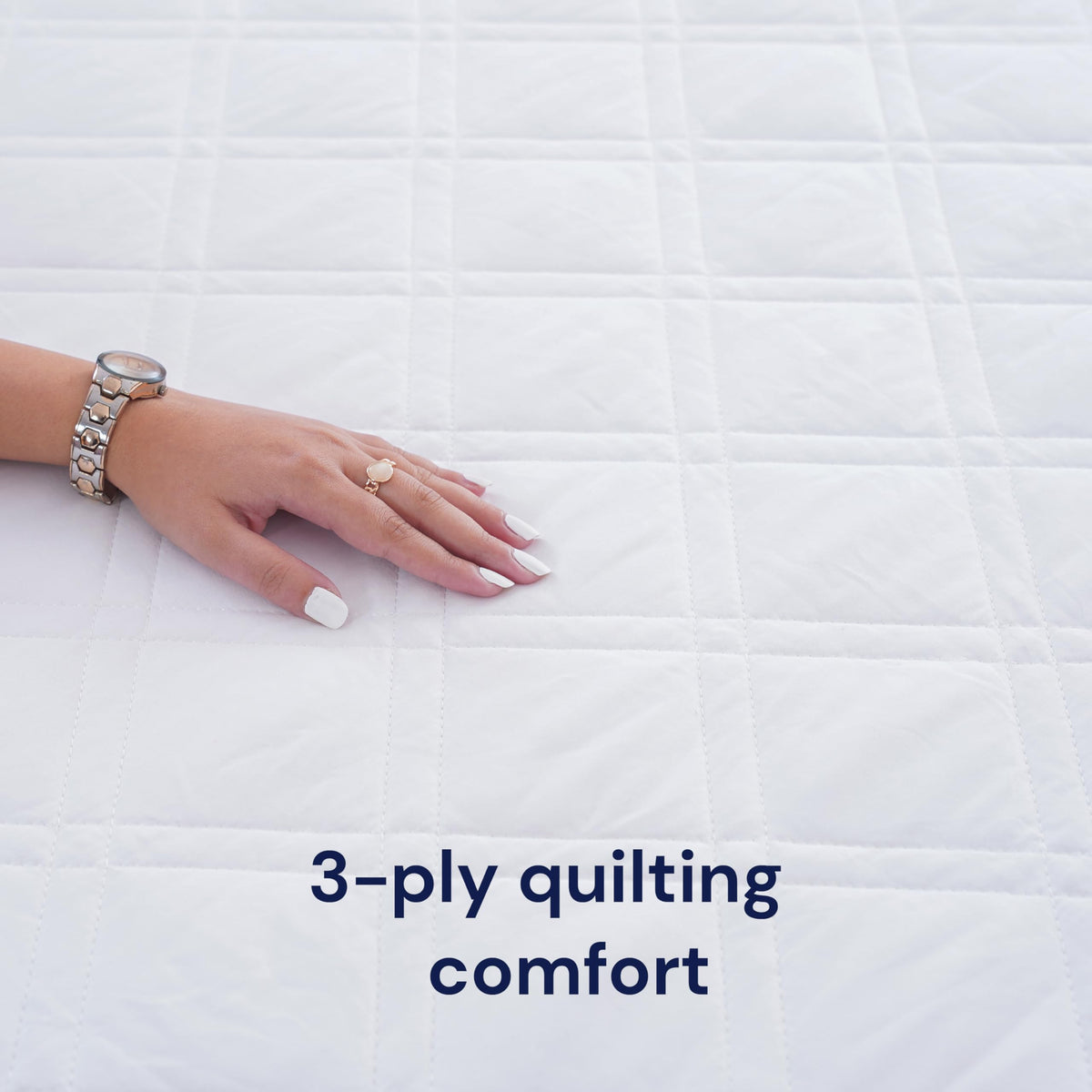 Sheet Story Quilted Mattress Protector Super King Size - 40cm Deep Pocket - Hypoallergenic Superking Mattress Protectors - Not Waterproof