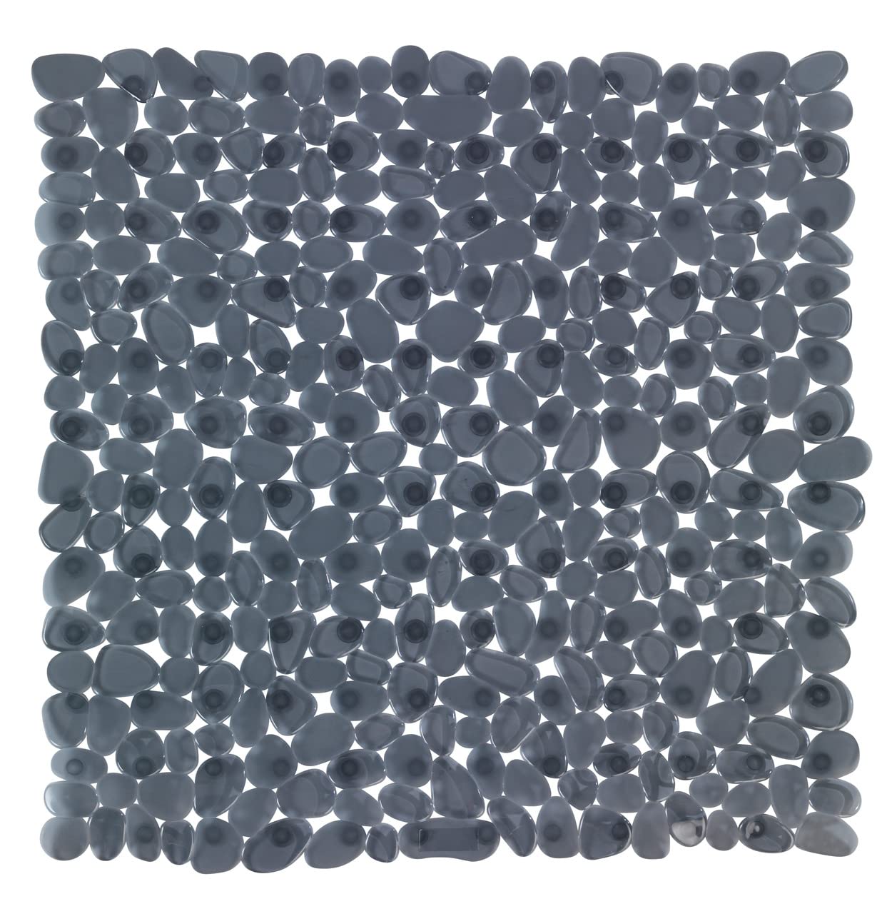 WENKO 22500100 Shower mat Paradise anthracite - Antirutsch-Duschmatte mit Saugn?pfen, Polyvinyl chloride, 54 x 54 cm, Anthracite