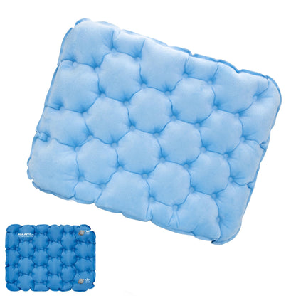 EULANT Velvet Inflatable Cushions to Sit On, Ultralight Flight Seat Cushion, Soft Seat Mat for Stadium Hiking Fishing Concerts Grandstands Lawn Home