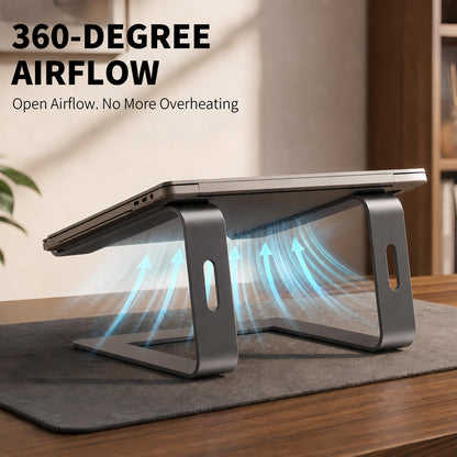 Orionstar Laptop Stand for Desk, Aluminum Laptop Riser, Portable Computer Stand for Apple Mac MacBook Air Pro 10-15.6 Inch Notebook Computer