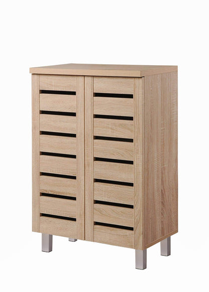 TAD TIMBER ART DESIGN UK Essentials 4 Tier Storage Cabinet Cupboard Bedroom Hallway Shelf Unit Sonoma Oak
