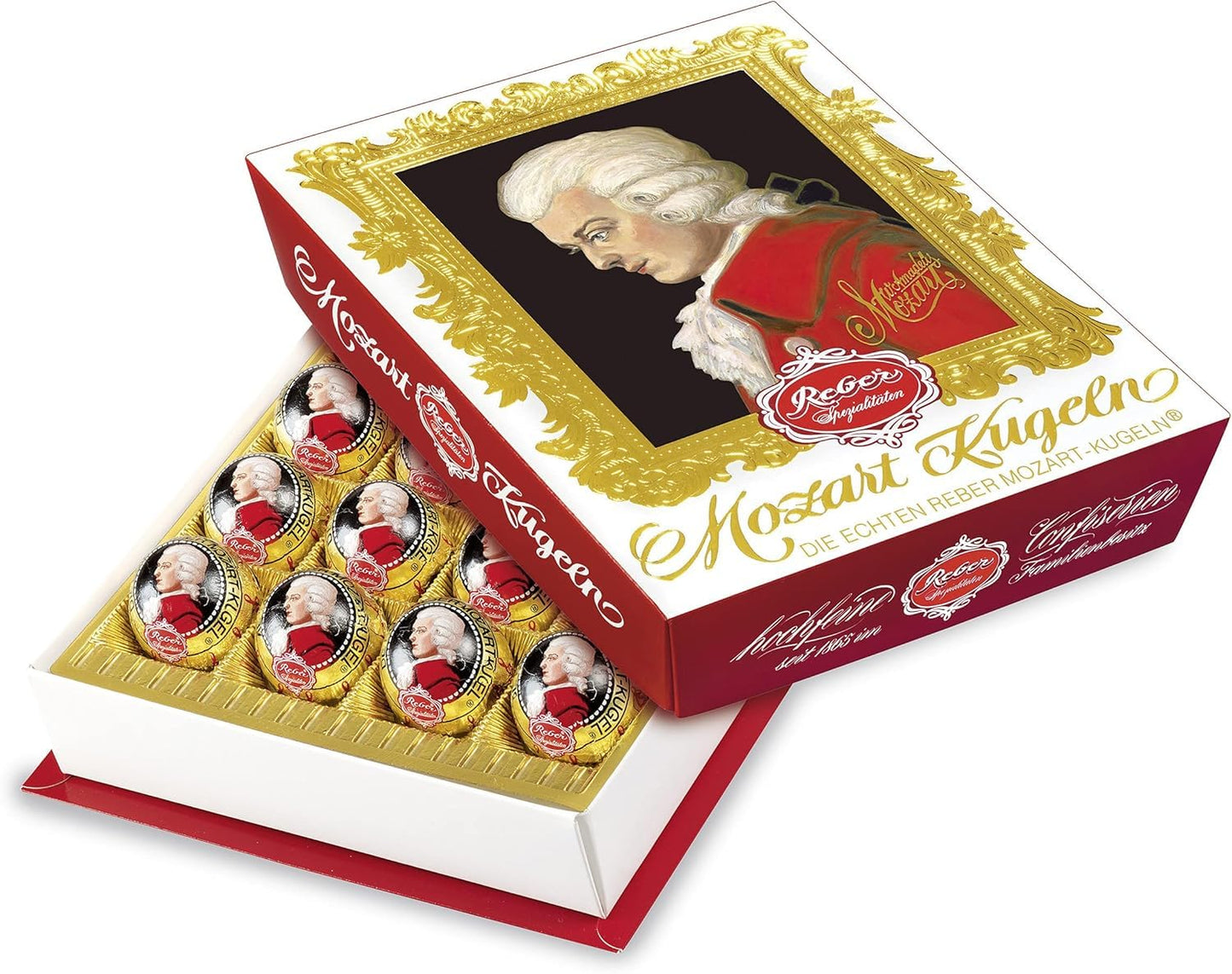 Reber Large Portrait Mozart Kugel by Reber