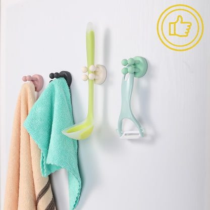 Silicone Toothbrush Holders Multi-Function Hook Razor holder Waterproof Self Adhesive Wall Mounted Single Hook for Wall or Glass for Hanging Bathroom