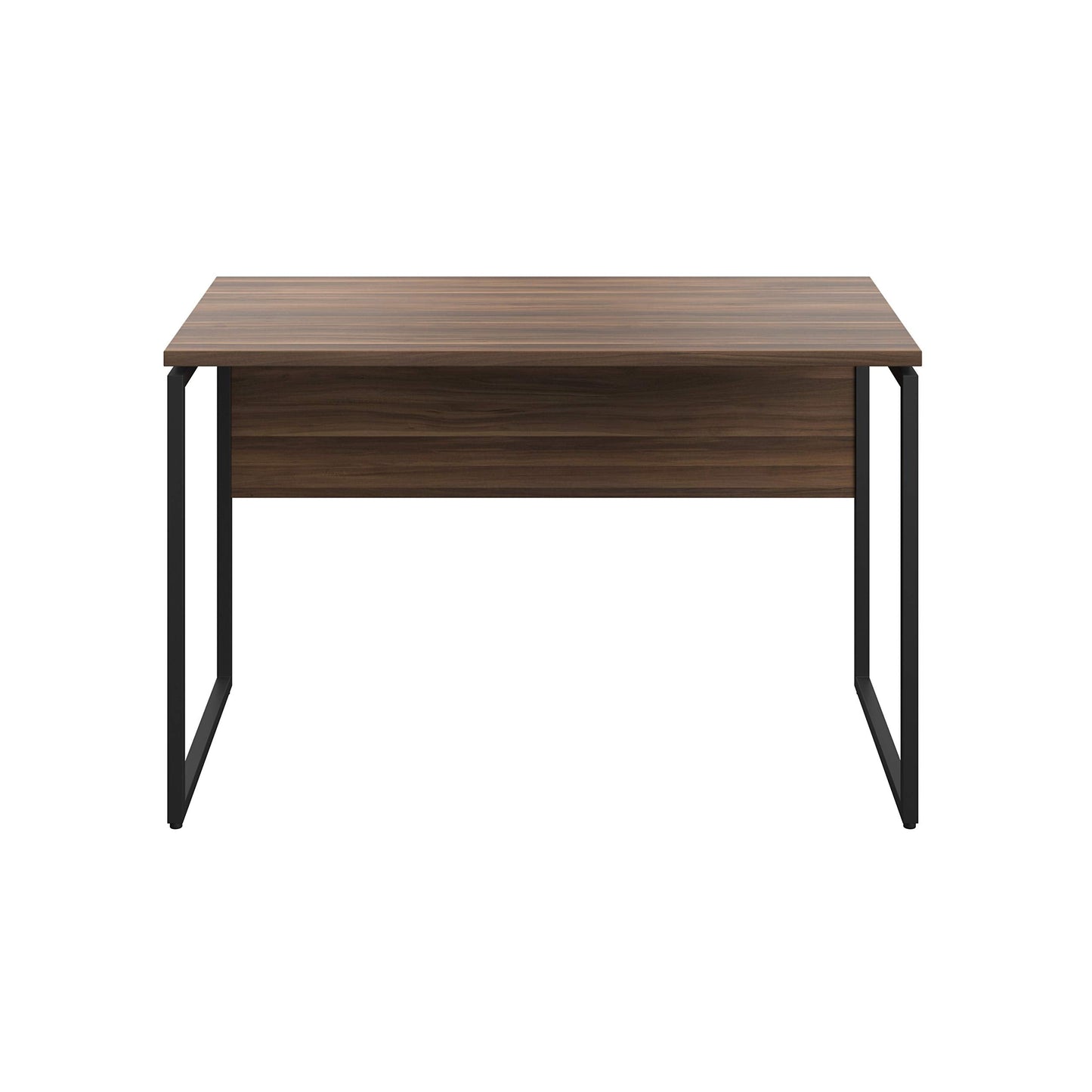 Office Hippo Narrow Walnut Desk for Small Spaces, 120 x 60 x 76 cm