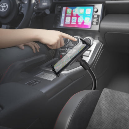 ARKON Car Seat Rail or Floor Mount Holder for iPad Mini or iPhone Xs Max XS XR X Retail Black, IPM688