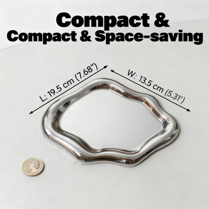 Personalised Trinket Dish Synthetic Metal Look Jewellery Dish Cloud Shaped Decorative Trinket Tray Storage Holder for Rings Watch Keys and Small
