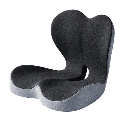 WHOCRAZY Memory Foam Seat Cushion for Office Chair & Car Seat, Ergonomic Coccyx Cushion for Tailbone & Sciatica Pain Relief