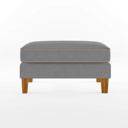 Novogratz Bowen Pouf Grey