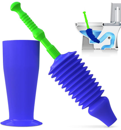 Luigi's World's Best Toilet Plunger - Plunger Toilet Unblocker Heavy Duty - Plungers for Unblocking - Unique Strongest Unblocker Tool
