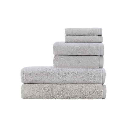Christy Cirrus Bathroom Towel Set | 6 Piece Set | 2 Face 2 Hand 2 Bath | Lightweight Super Soft and Fluffy | Quick Dry Shower Towels | 100% Cotton