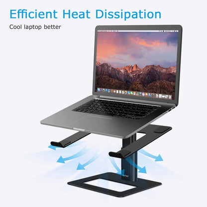 BoYata Laptop Stand, Height Adjustable Laptop Riser for 11-17" Laptops