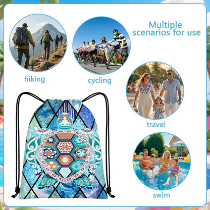 ZPSOSPZ Turtle Travel Towel 160x80cm -Quick Dry Towel with Storage Bag