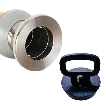 (2 Pack) Tomario Kitchen Sink Plug with Handle 1 3/4 inch Bath Plug 44mm