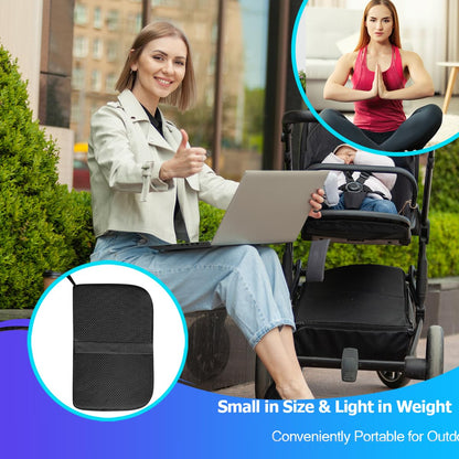 masteymoh Foldable Seat Cushion 1 Inch Thick, Portable Gel Seat Cushion for Pressure Relief, Light Portable seat Cushion for Travel Cushion