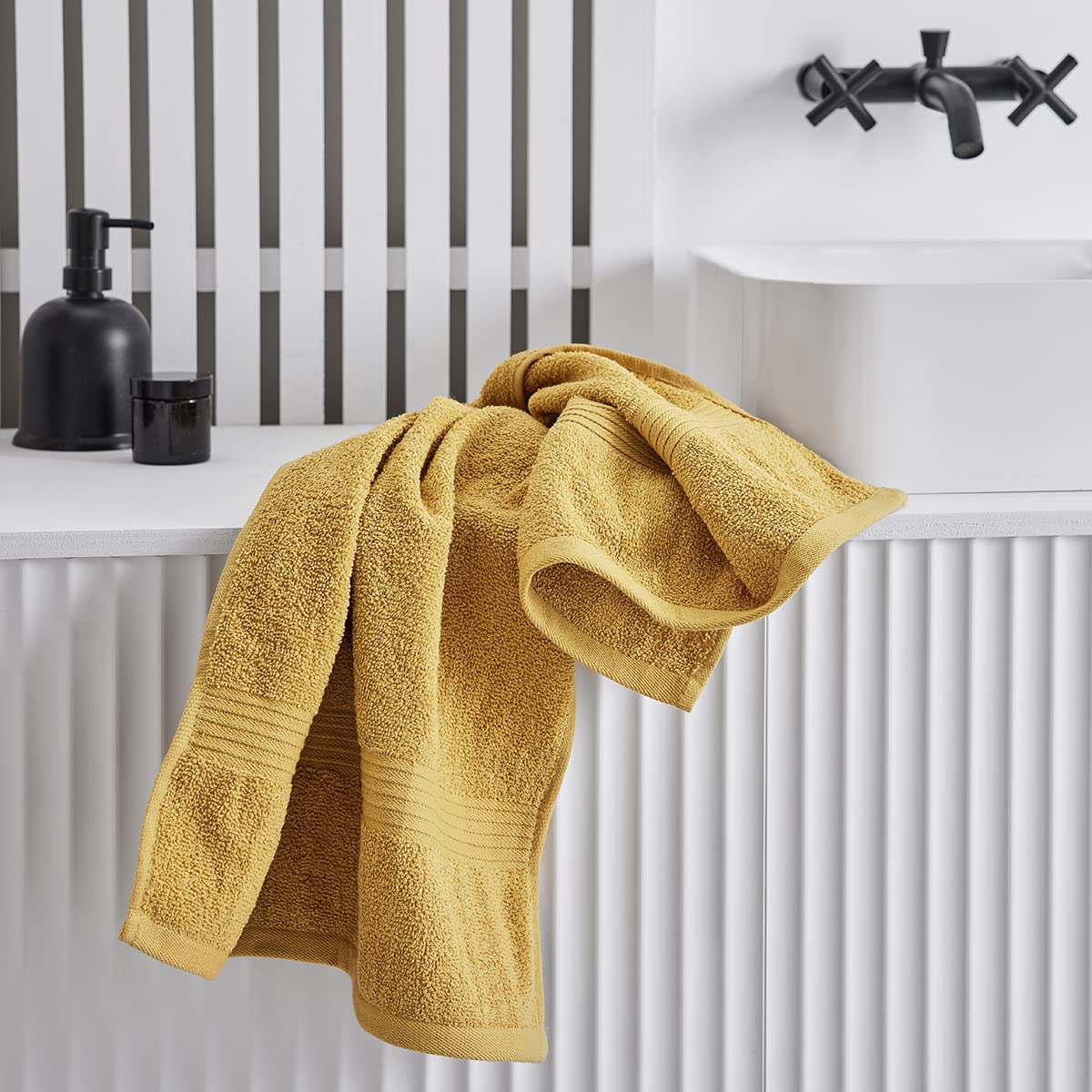Today Essential Cotton Bath Towel 70 x 130 cm Ochre Ochre