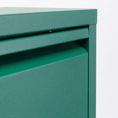 KARE Design Shoe cabinet Caruso, green, 103x50x15 cm, Metal, with 3 flaps, Shoe storage for 6 pairs of shoes, narrow, space-saving, tall, Shoe rack