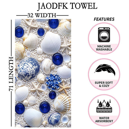JAODFK Microfibre Beach Towel 71"X32" Quick Dry Lightweight Sand Free Large Thin Towels Travel Essentials For Adults Womens Swim Bath Accessories