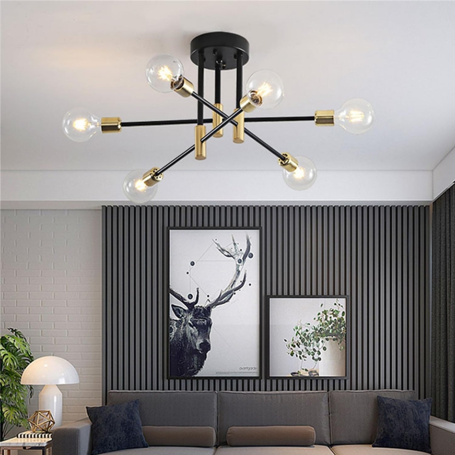 WQCSH Moderne The Minimalist Chandelier Creative Simple Dining Room Living Room Kitchen Office The Bar Decorate Artificial Satellite Modelling Design