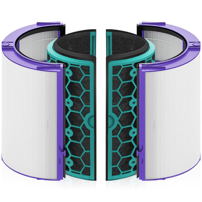 Air Purifier Replacement Filter Compatible with Dyson Pure Cool TP04 TP05 DP04 HP04 HP05, HEPA Activated Carbon Air Purifying Dyson Fan Filter