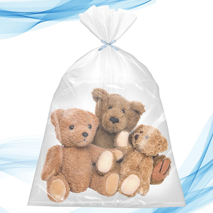 10 pcs Extra Large Clear Plastic Storage Bags
