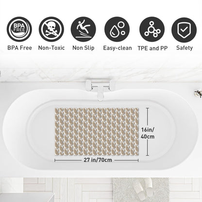 XIYUNTE Shower Mat Non Slip Anti Mould - 70 x 40cm Non Slip Shower Mats for Inside Shower