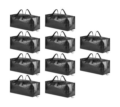 SpaceAid Heavy Duty Moving Bags, Extra Large Storage Totes W/Backpack Straps Strong Handles & Zippers, Alternative to Moving Boxes