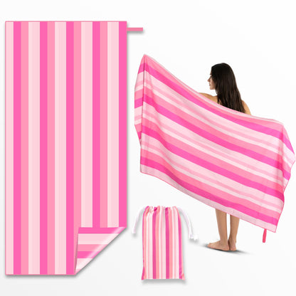 Anavasi Microfibre Beach Towels for Adults, 1 Pack 180 x 90cm 100% Recycled